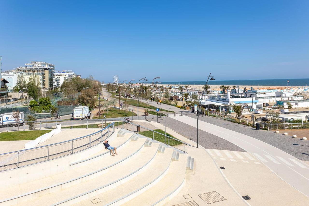 Bilocale Con Giardino A 200Mt Dal Mare - Homeunity Rimini Eksteriør billede